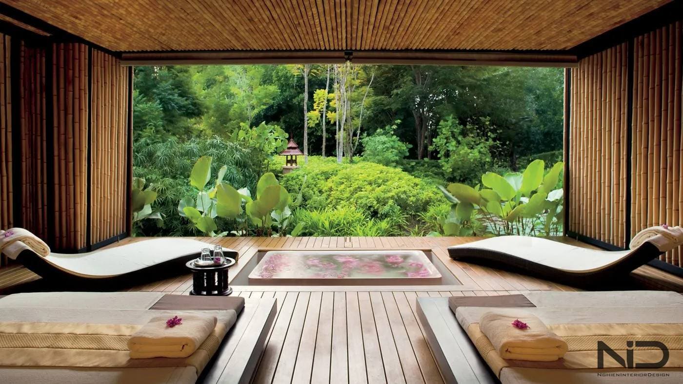 thiết kế nội thất spa hiện đại