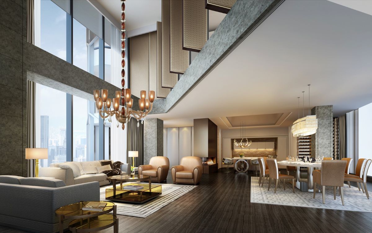 thiết kế nội thất penthouse